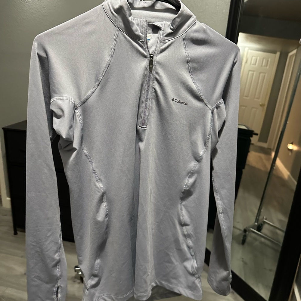 Columbia Gray Quarter-Zip Pullover